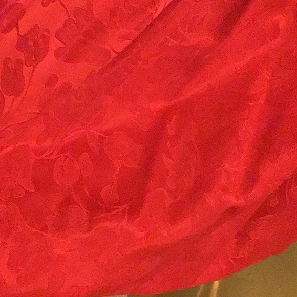 Vintage 1950’s Red Brocade Party Dress - Picture 11 of 16